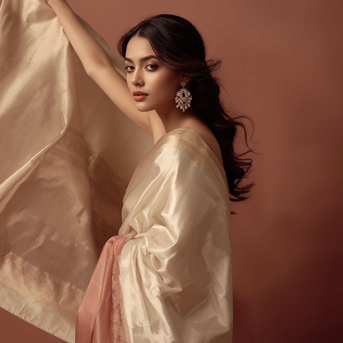 Silk Saree Draping
